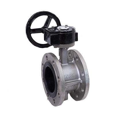 Valvola a farfalla di linea media in acciaio inossidabile D341X-16P per DN40-300 a temperatura normale