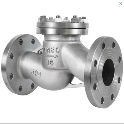 Struttura di controllo dell'acqua in acciaio inossidabile Valvola di controllo a flangia H41W-16P