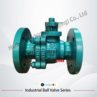 Valvola a sfera con flangia rivestita in PTFE Q41F46-16C per applicazioni resistenti agli acidi e alle alcali