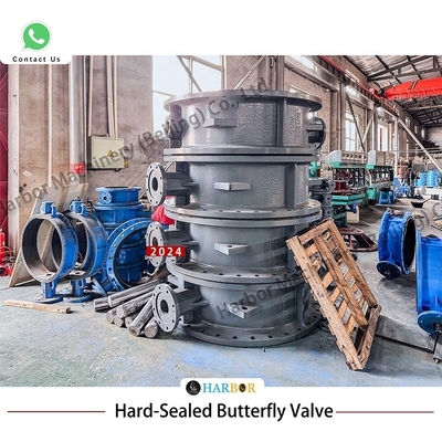DN40-DN700 Valvola a farfalla a tenuta morbida in acciaio fuso per turbine manuale D371X-16C