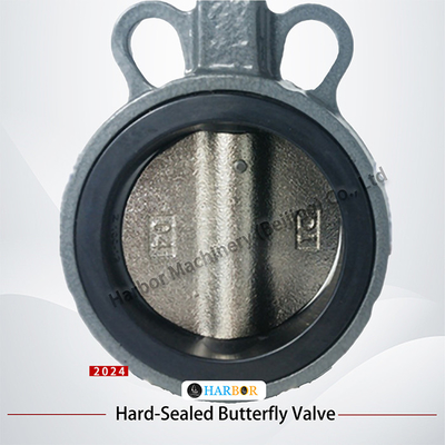 s di D71X-16C Soft Seal Butterfly Valve con materiale di corpo WCB e connessione a wafer