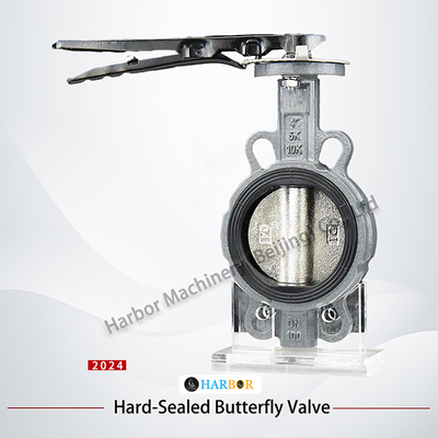 s di D71X-16C Soft Seal Butterfly Valve con materiale di corpo WCB e connessione a wafer