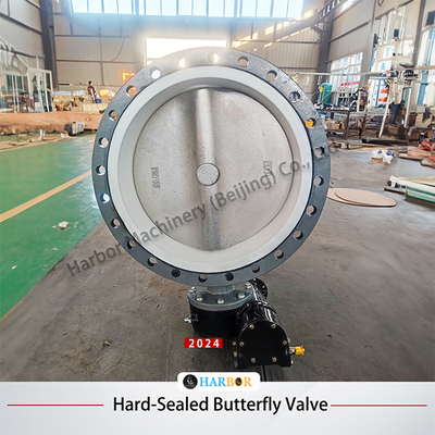 Valvola a farfalla a turbina con rivestimento in PTFE D371F46-16C con resistenza agli acidi e agli alcali